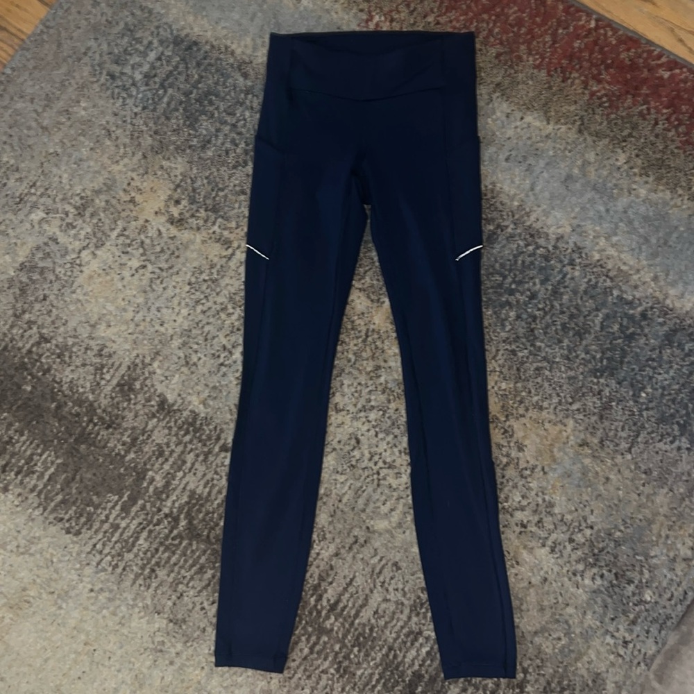 Lululemon leggings, navy blue, size 2